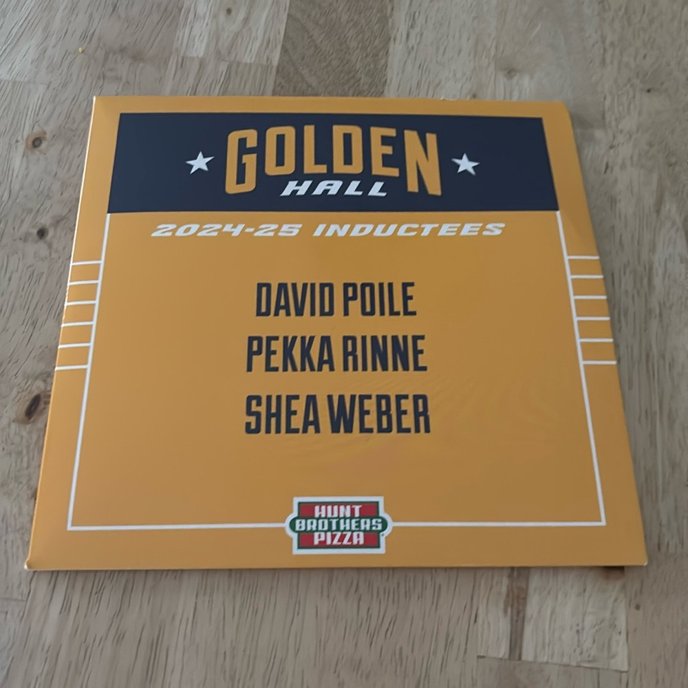 Nashville Predators once in a life time golden hall
